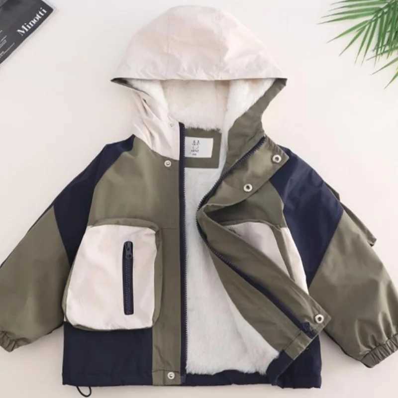 Boys Coat Cotton Jacket Windbreak Outerwear 2024 Sport Winter Autumn Thicken Warm Skiing Christmas Gift Childrens ClothingXJ241214
