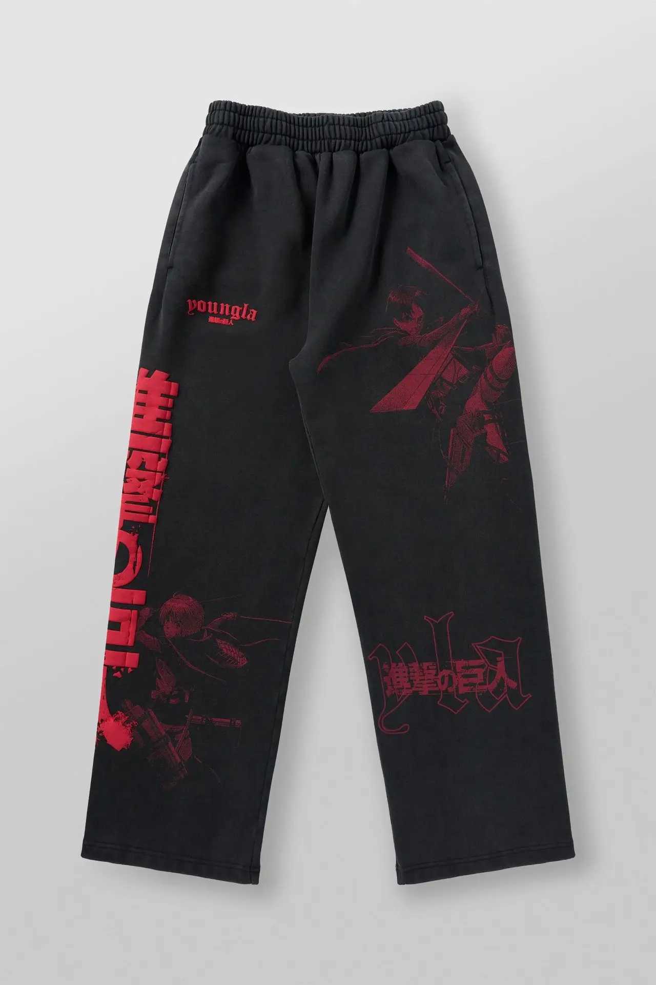 2024 leisure sweatpants gym bodybuilding running training pants cotton terry printed bouquet foot pants X241216