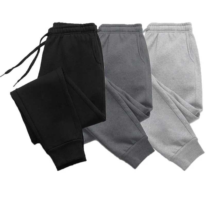 Mens luxury printed wool sports pants warm jogging pants multi pack mens outdoor Trouser straight Trouse new autumn and winter X241216