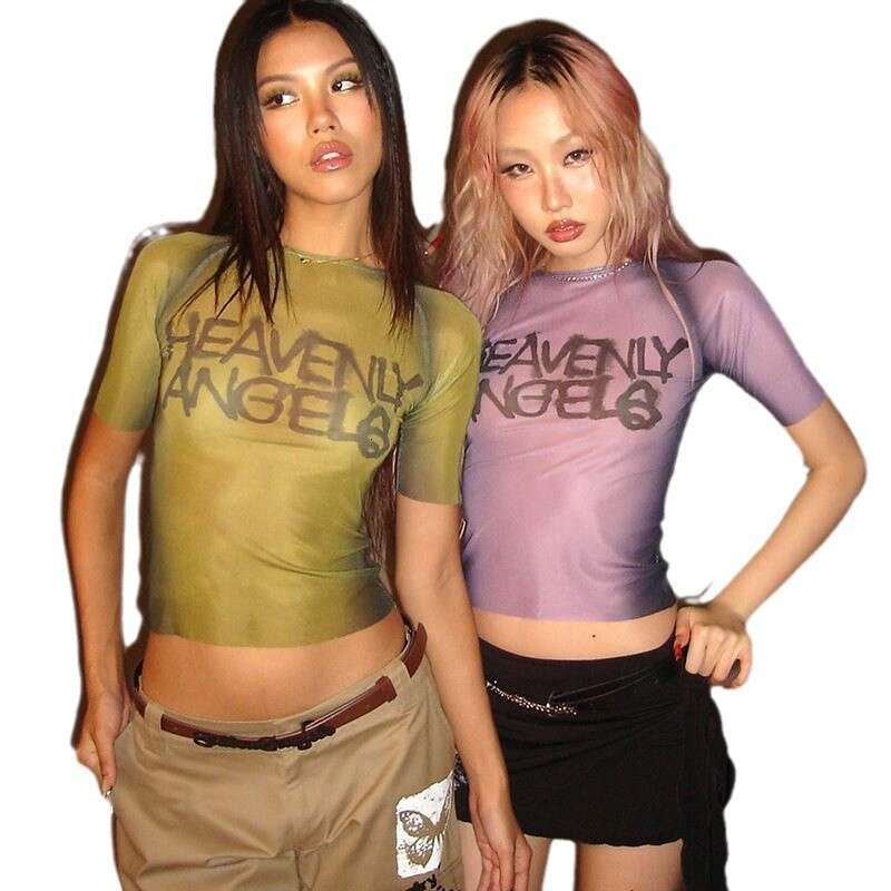 Spring Summer New European Women's Clothing American Sweet And Spicy Niche Design Sexy Slim Fit Short Top