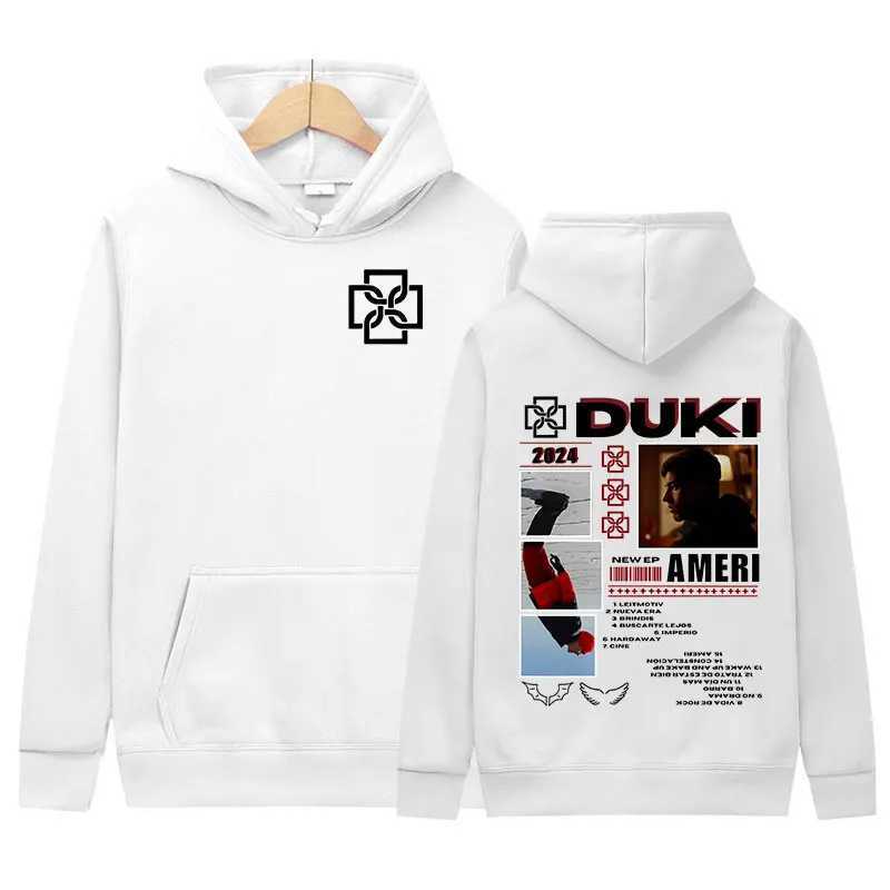 Duki ADA Tour 2024 Hoodie Rap Mens Hip Hop Clothing Zipper Sports Shirt Y2k Unisex Retro Fashion Super Big Hoodie X241216