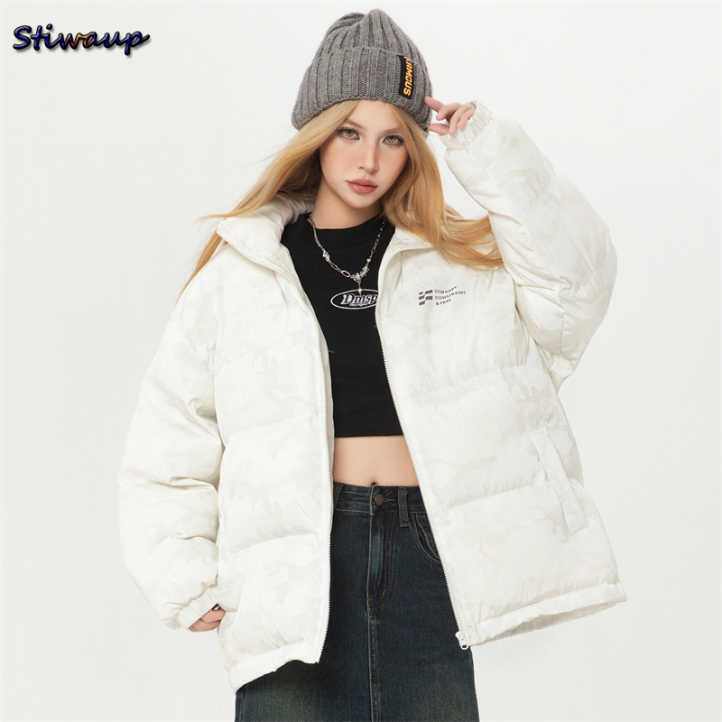 Quilted Puffer Jacket Womens Woman Winter Coats Lightweight Padded Puffer Women Goose Down Jackets Women's Winter Parka Down Coat Jacket Female W