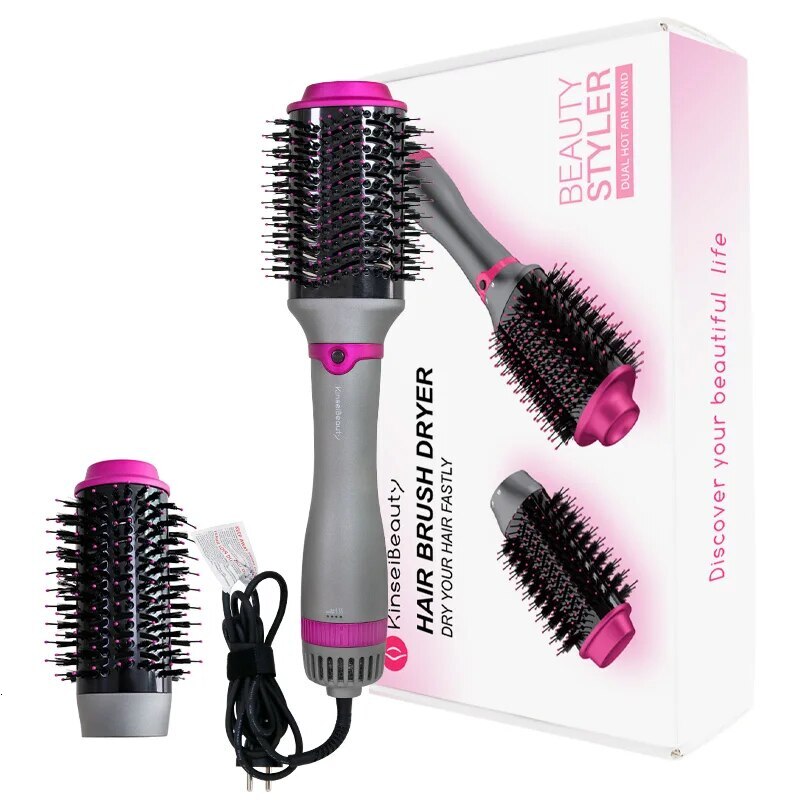 Kinseibeauty 1200W Hot Air Replaceable Head Shape Comb