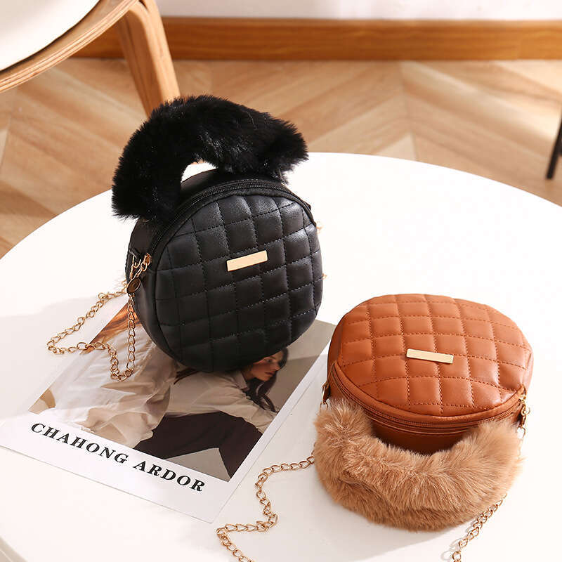 Ladies Handbag Wholesale Of Foreign Trade Korean Edition Women's Shoulder Niche Fashion Small Round Bags