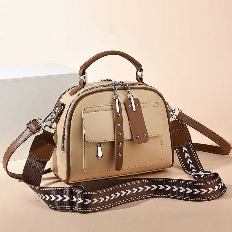 Ladies' Versatile Spring Big Bag Single Shoulder Crossbody Bag Handheld Women's Fashion 241215