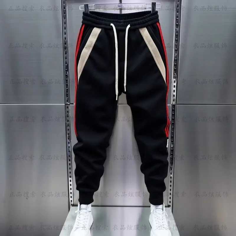 Mens Sweatpants Solid Loose Fit Mens Sweatpant Autumn Fashion Joggers Pants Unisex Elastic Waist Track Pants Male Trousers 2023 X2503191