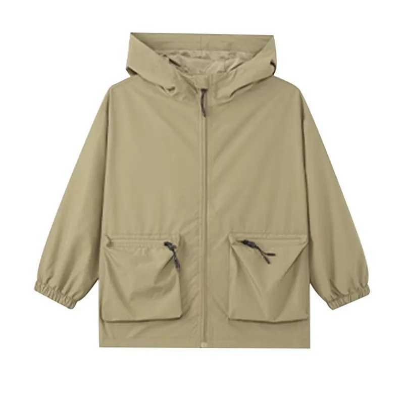 Boys Coat Jacket CottonWindbreak 2024 Zipper Warm Plus Thicken Tracksuit Spring Autumn School Childrens ClothingXJ241214