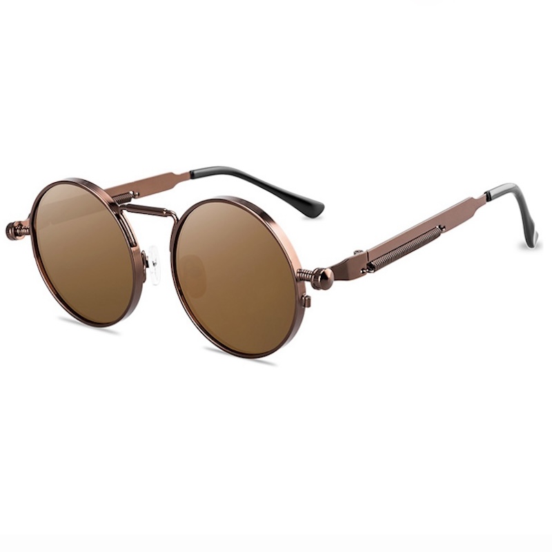 Round Sunglasses for Men Retro Steampunk Sun Glasses For Women Vintage Style UV400 Eyewear Accessory Oculos S65 IVISTA