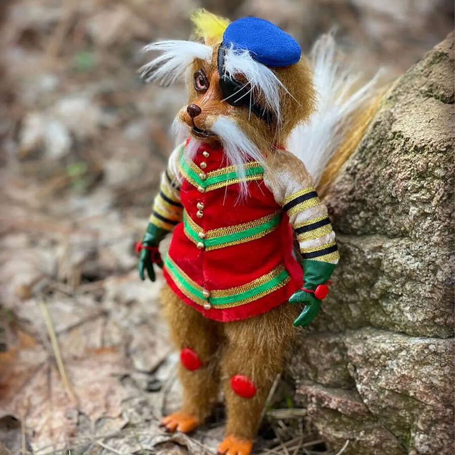 Decorative Objects Figurines Funny Present Plush Doll Worm From Labyrinth Falkor The Neverending Story Fuchur Handmade Baby Ludo Labyrinths Toy#G3 230