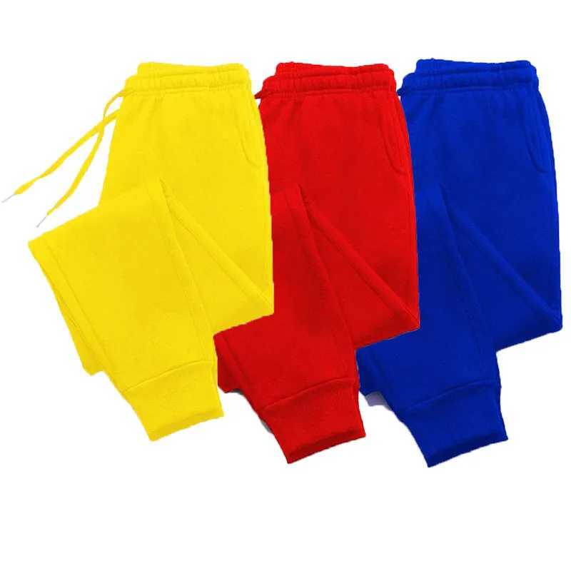 Mens luxury printed wool sports pants warm jogging pants multi pack mens outdoor Trouser straight Trouse new autumn and winter X241216