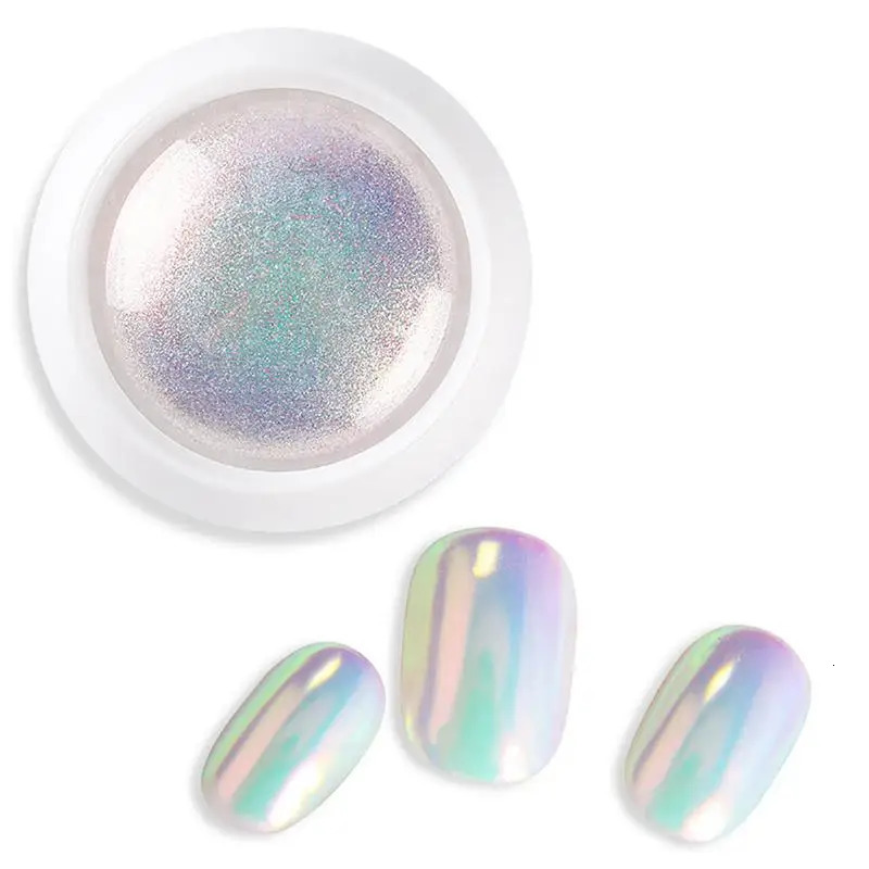 white shell mirror powder gradient nail glitter pearl pigment magic chrome dustproof treatment neon decoration DIY supplies 241213