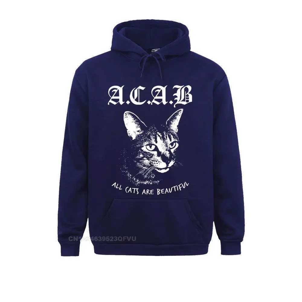 Mens Acab Pullover Hoodie Cartoon Print Acab Hoodie 100% Pullover Hoodie Mens Funny Casual Printed T-shirt Kavay Clothing X241216