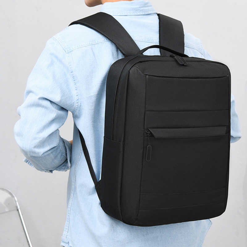 Business Backpack with Large Capacity Portable Multifunctional Computer Bag Multiple Compartments Thickened Mens Business Commuting Backpack 240920