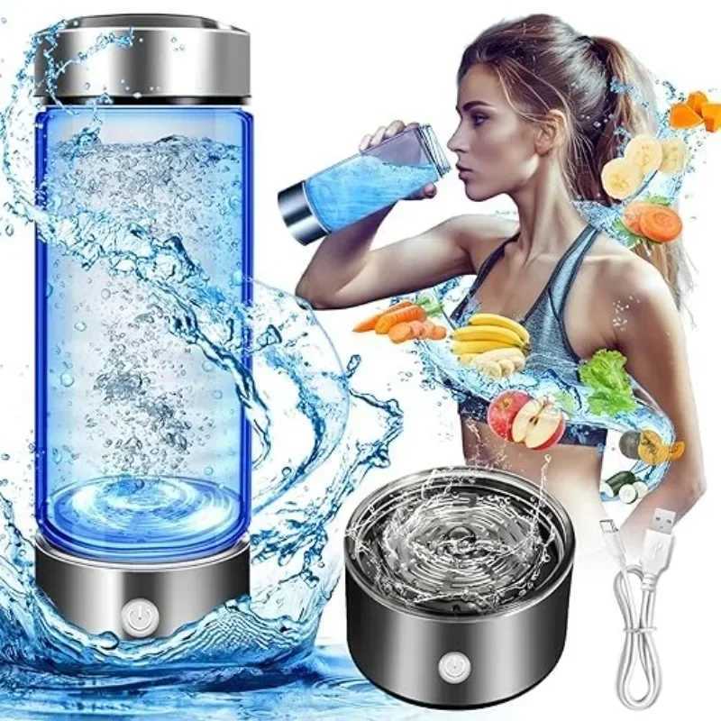 water bottle Hydrogen Water Generator Alkaline Maker Rechargeable Portable Water Ionizer Bottle Super Antioxidan Hydrogen-Rich Water Cup S2412161