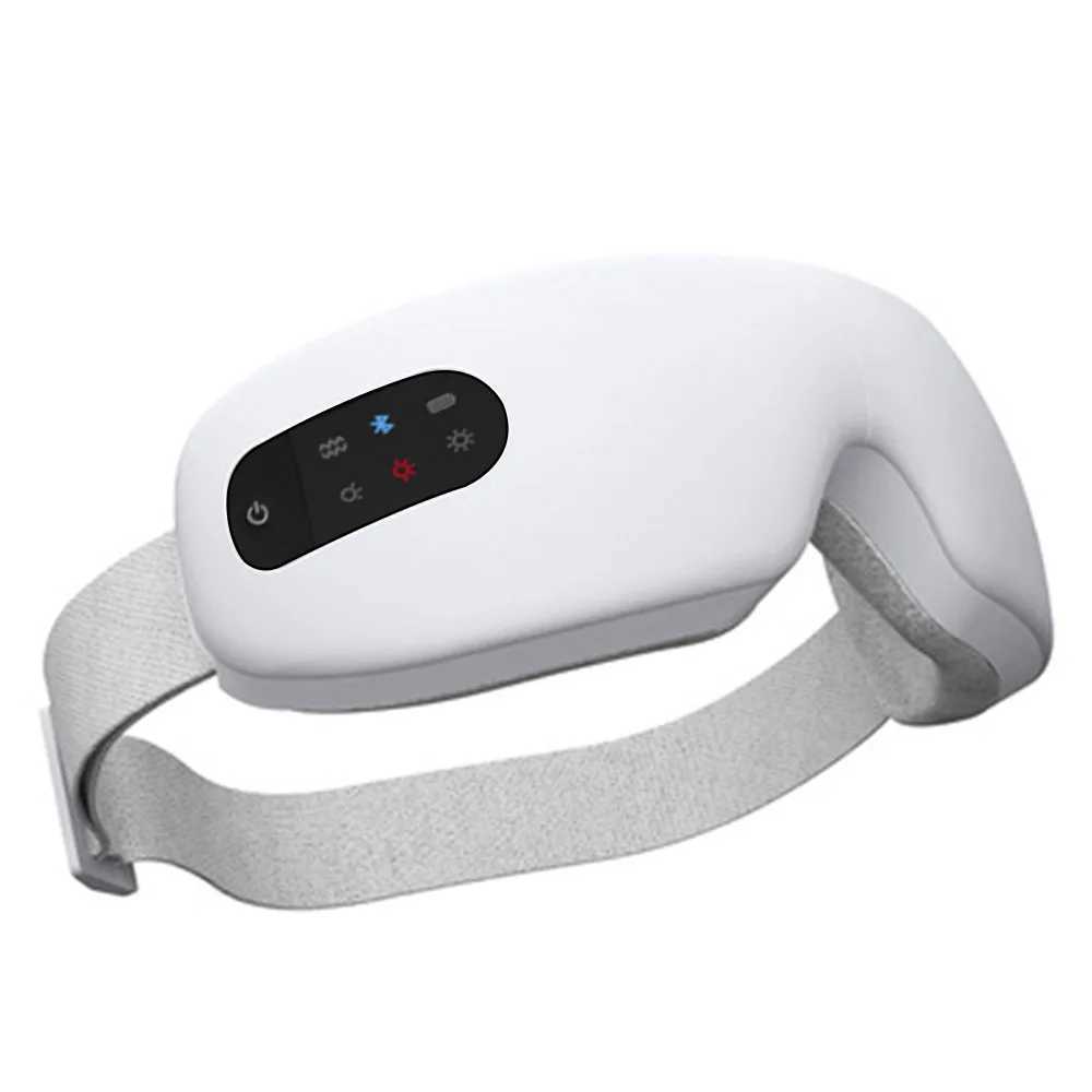 Electric Eye Massager Hot Compress Vibration Massage Bluetooth Music Relief Stress Fatigue Relax Foldable Eye Care Smart GlassesXJ250224