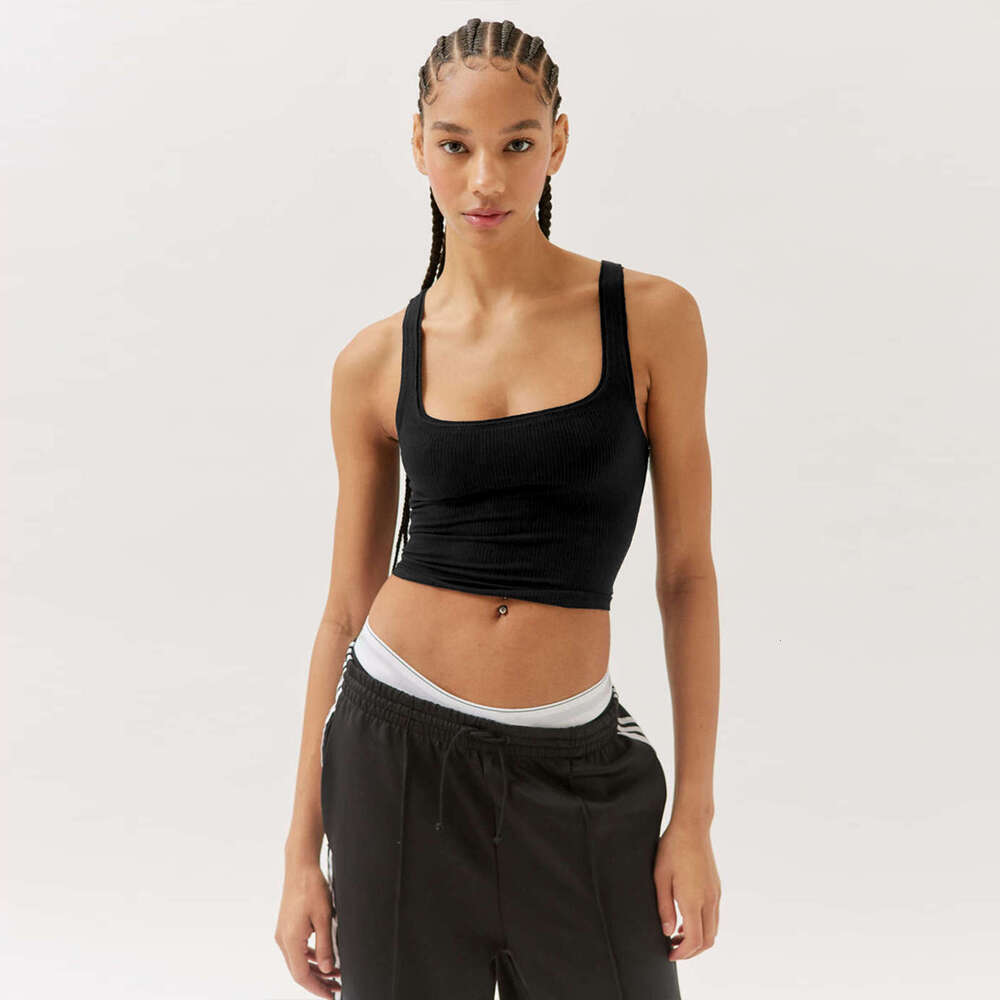 European And American Women's Base Shirt, Vest, Cross-Border Suspender, Solid Color Slim Fit Top, Fashionable Quality Classic