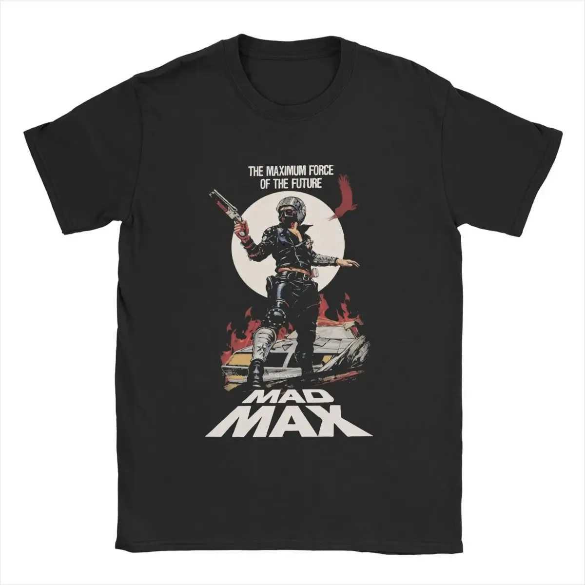 Mad Max Rockatansky George Miller T Shirts Mens Pure Cotton Vintage T-Shirt Crewneck Tee Shirt Short Sleeve Tops Printing W241216