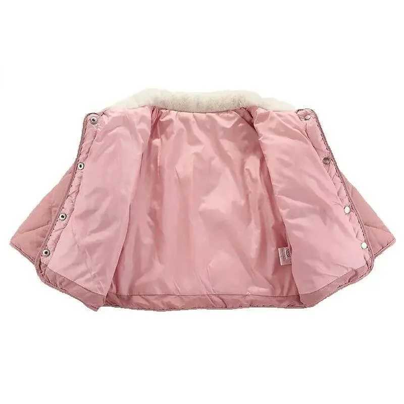 Lightweight Down Jackets Lapel Collar Cotton Clothes Autumn Winter Warm Casual Outerwear Kid Boys Girls Baby Coat Christmas GiftXJ241214