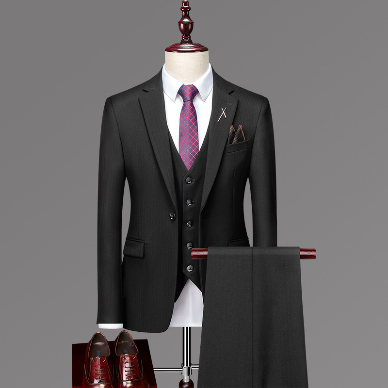 T12161Slim suit men's business suits for groomsmen and groomsmen