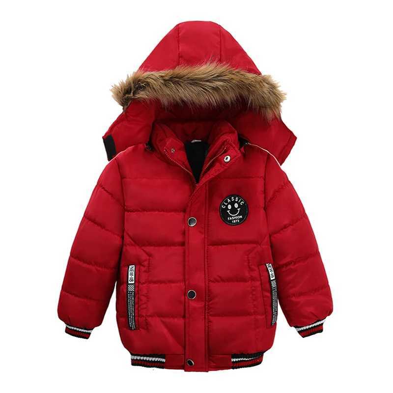 2023 Winter Boys Jacket For Children Coats Kids Warm Hooded Outwear Thick Fleece Coat For Baby Boy Clothes Costume 2 3 4 5 6 YXJ241214