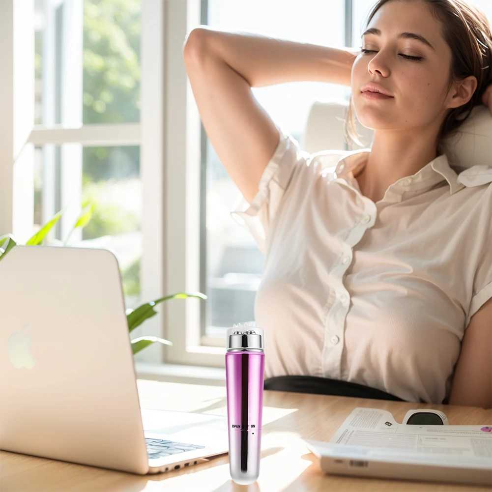 Eye Massager Wand Vibrating Massager Remove Dark Eye Circles Mini Massage Pen Remove Eye Bags Lifting Firming Beauty InstrumentXJ250224