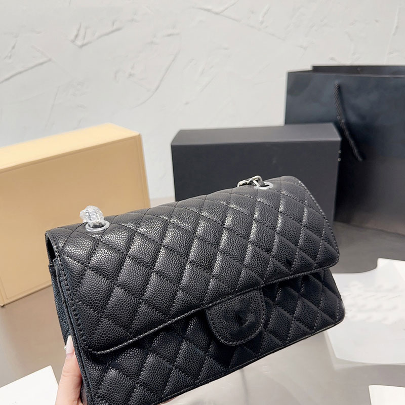 Designer fashion women's leather bag all-in-one shoulder bag chain bag upscale crossbody bag