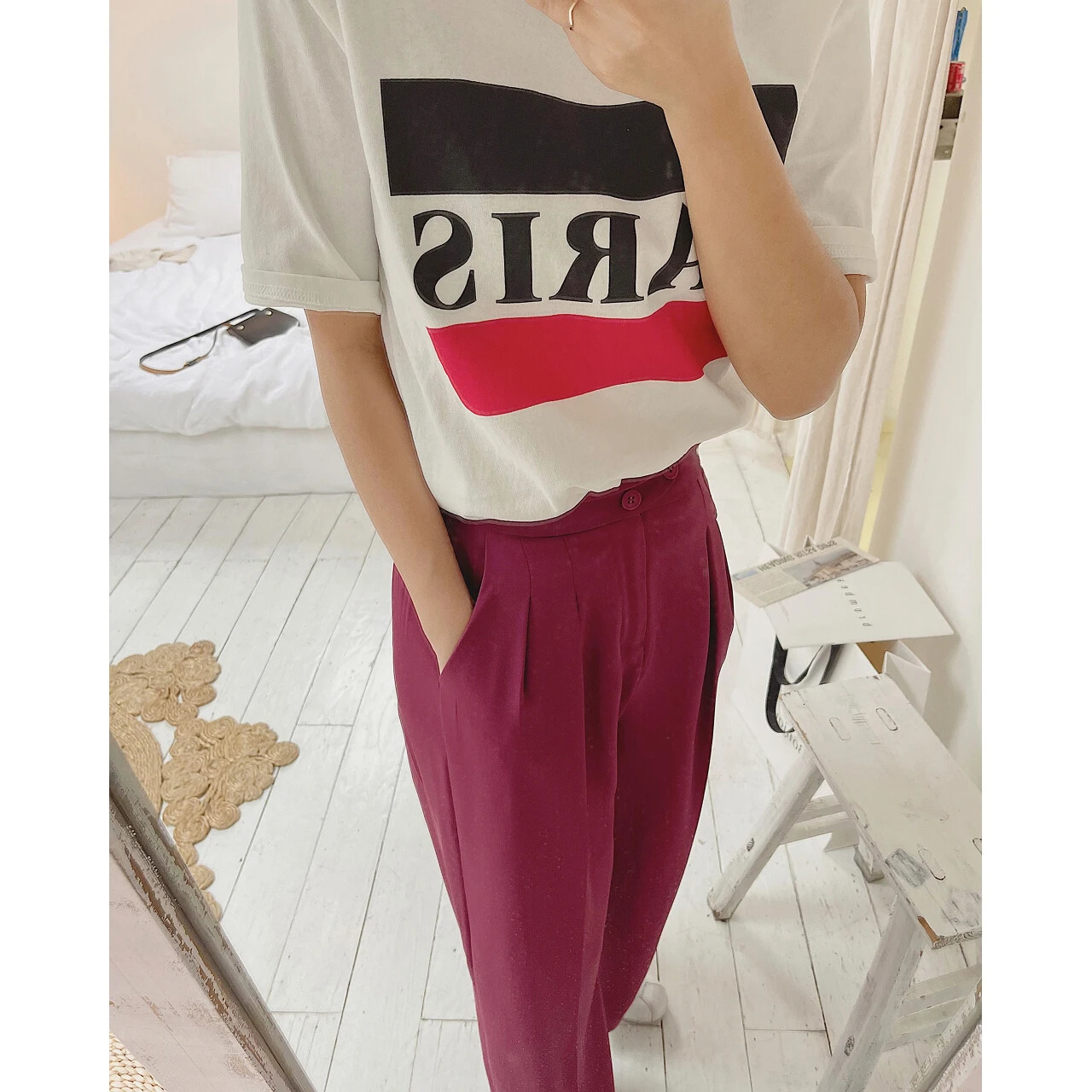 Y2k Womens Pants Cargo Trouser Set City Jeans Korean High Waist Wide Leg Street Clothing Oem Pink 241214