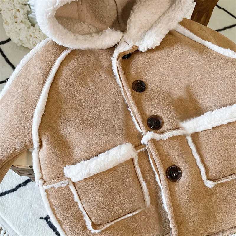 Boys Coat Cotton Jacket Windbreak Outerwear 2024 Brown Winter Autumn Thicken Warm Skiing Christmas Gift Childrens ClothingXJ241214