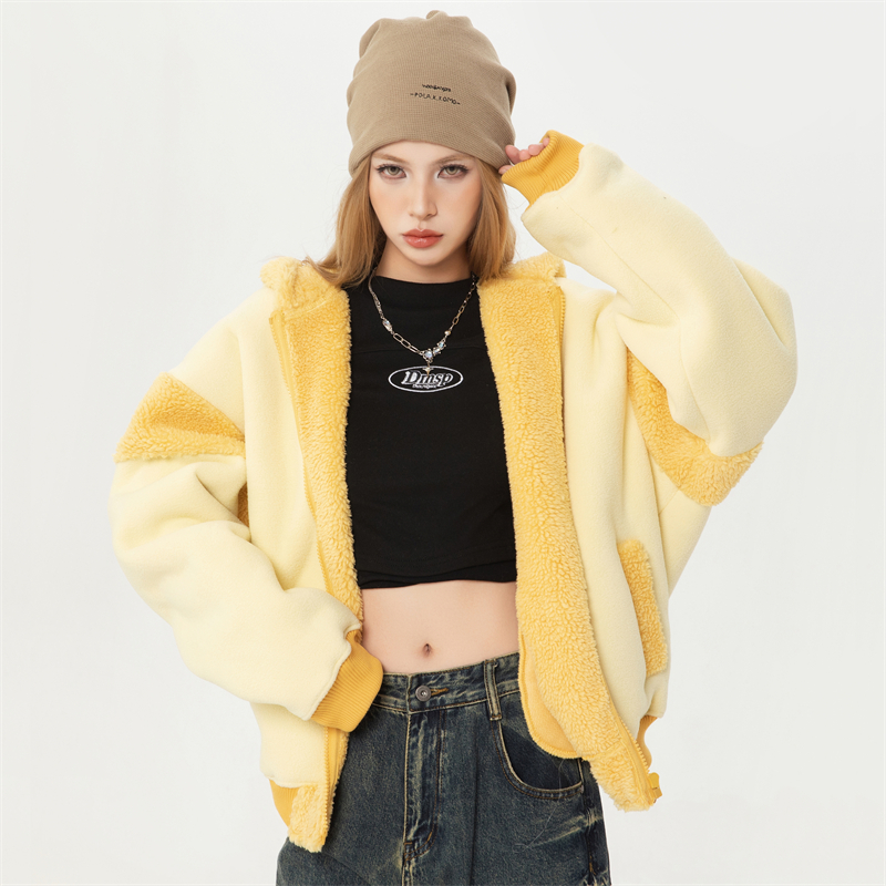 Womens Winter Parkas Designer Hoodies Women's Clothing Winter 2024 Korean Style Winter Christmas Clothes for Women Warm Plush Off Shoulder Christ