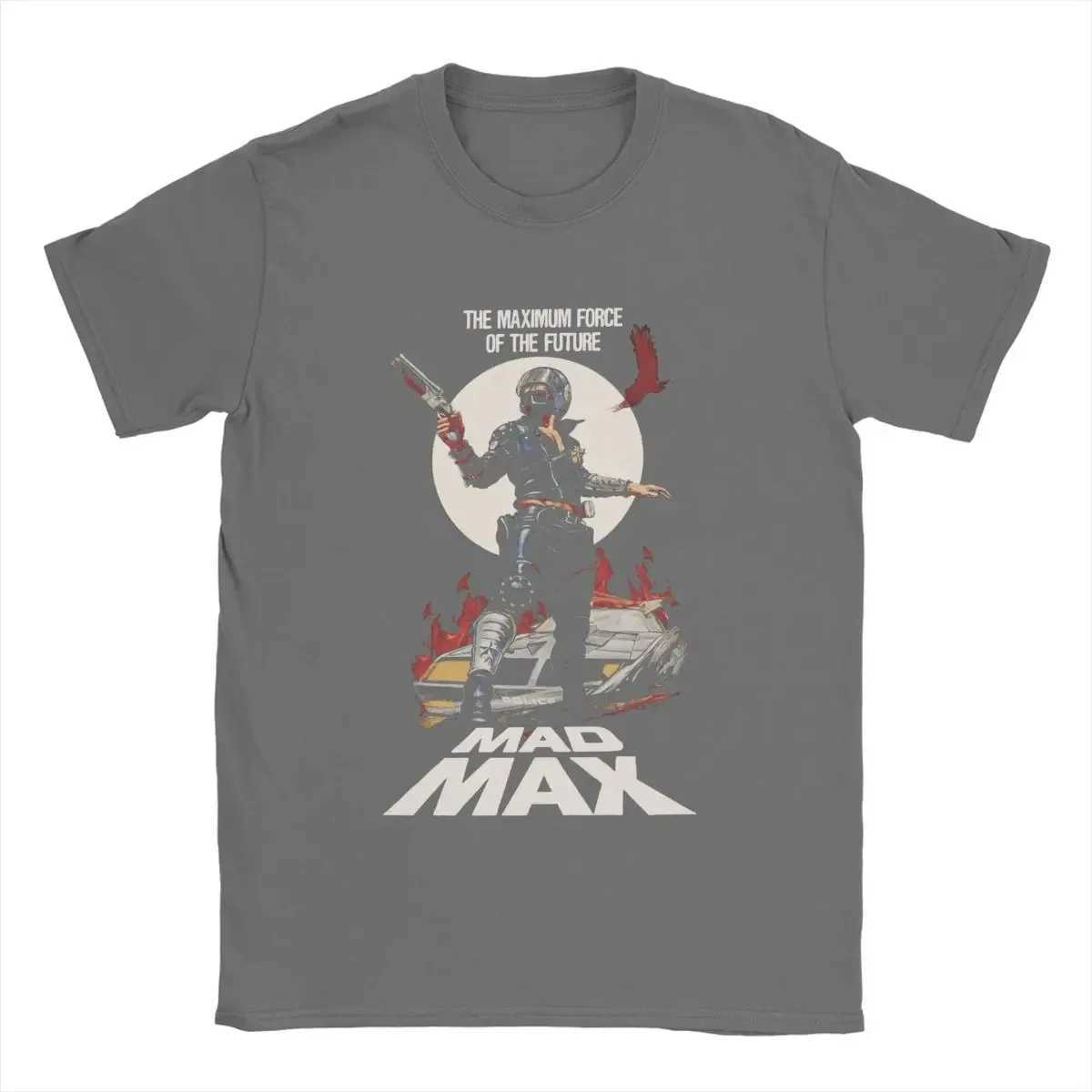 Mad Max Rockatansky George Miller T Shirts Mens Pure Cotton Vintage T-Shirt Crewneck Tee Shirt Short Sleeve Tops Printing W241216