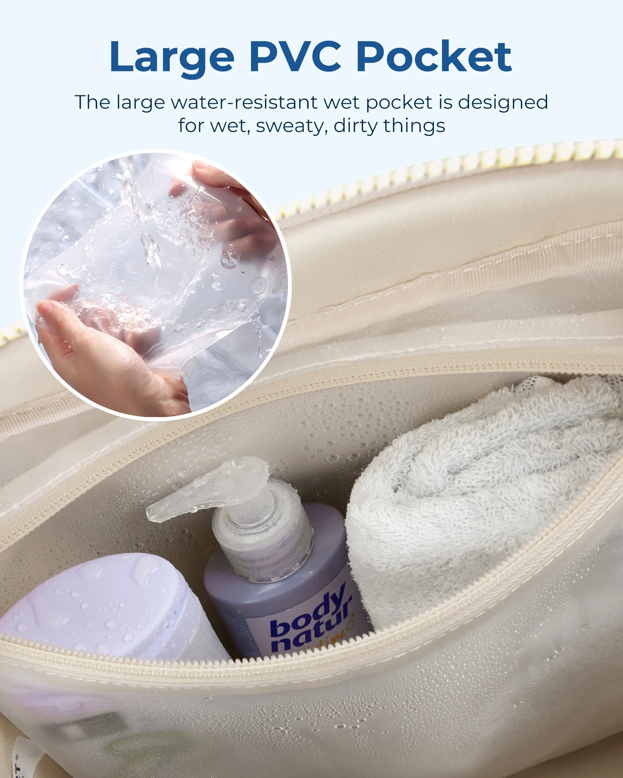 BAGSMART Womens Travel Duffel Bag Gym Bag with Wet Pocket Carry On Waterproof Weekender Boston Bag for Airport Cabin 250106