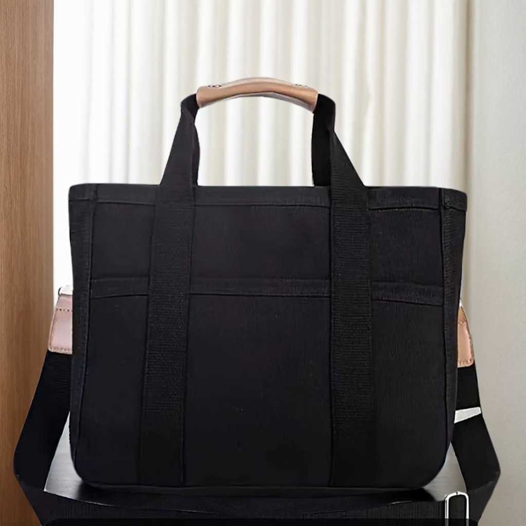 Mommy Bag Canvas Bag Fashion Multi functional Maternal Child Shoulder Crossbody Bag Handheld Temu Bag Women's Bag 241215