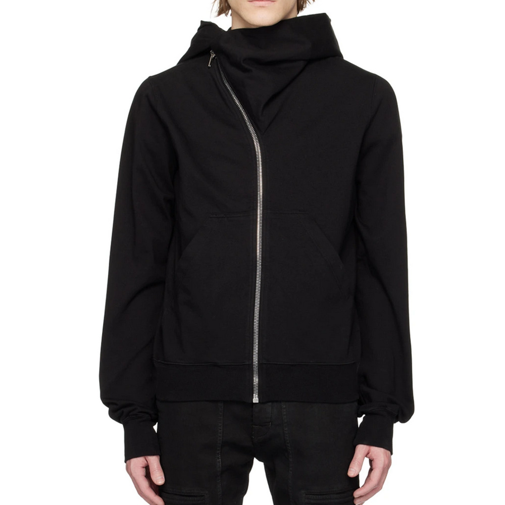 Wizard Hat Assassins Skateboard Streetwear Y2k Gothic Diagonal Zip Up Black Cloak Mountain Hoodie Jacket For Men Women