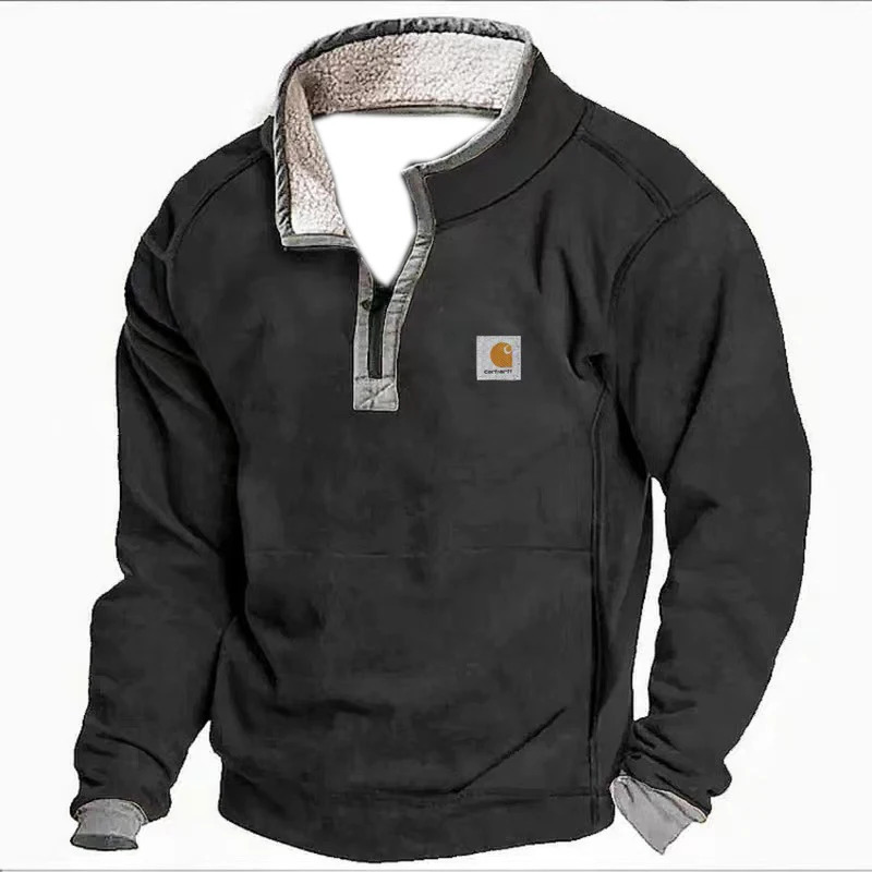 Spring and Autumn Retro Super Large Sports Shirt Mens Hoodie Casual Loose Long Sleeve Zipper Frame Ethnic Pattern Printed T-shirt Top 241210