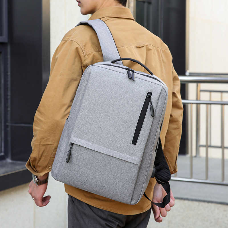 Leisure Backpack for Men Large Capacity Charging Usb Interface Multifunctional Backpack for Mens Business Commuting Computer Backpack 240920
