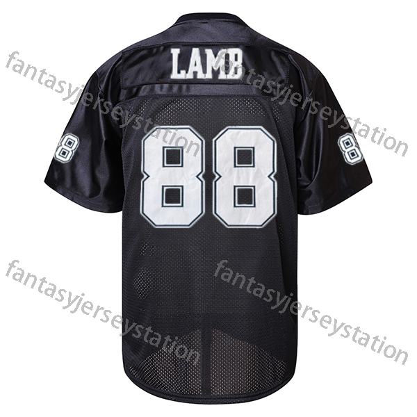 IN STOCK Men's #88 LAMB Embroidered Polyester Football Jersey, V-Neck Short Sleeve Sports Top, Loose Fit for Soccer, Cycling, Everyday & Athletic