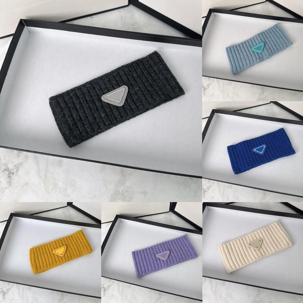 Classic Elastic Headband for Women and Men Top Quality Letter Black White Candy Color Hair Bands Head Scarf For Children Headwraps Gifts