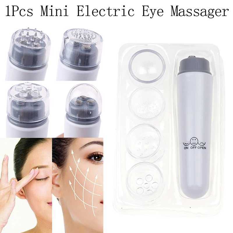 Mini Portable 4 Head Electric Eye Massager Facial Massage Device Pen Facials Great Vibration Lift Face Massage StickXJ250224