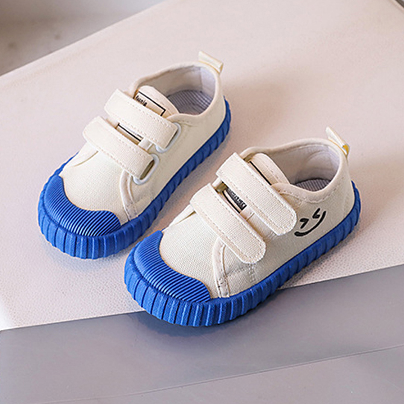 2025 New Kids Canvas Sneakers for Toddler Sport Casual Shoes Happysteps Fashion Breathable Children Flats Canvas Shoes Boys Girls Loafers Sizes US 5C-