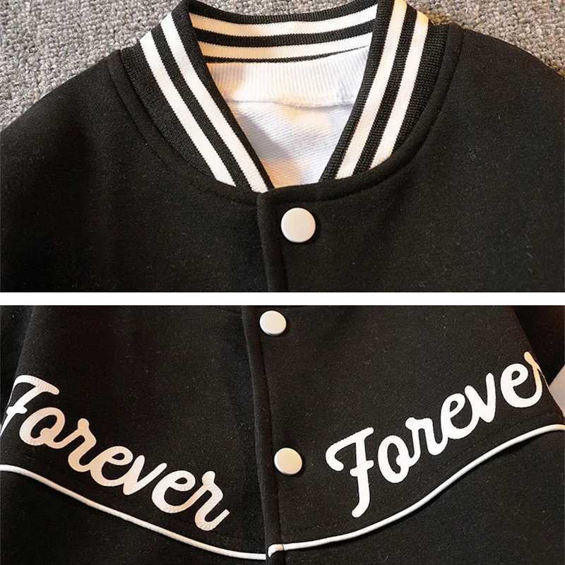 Boys Baseball Uniform Jackets For 3-14 Years Children Clothes For Teenage Boys Sports Outerwear Coat Spring Fashion SweatshirtsXJ241214