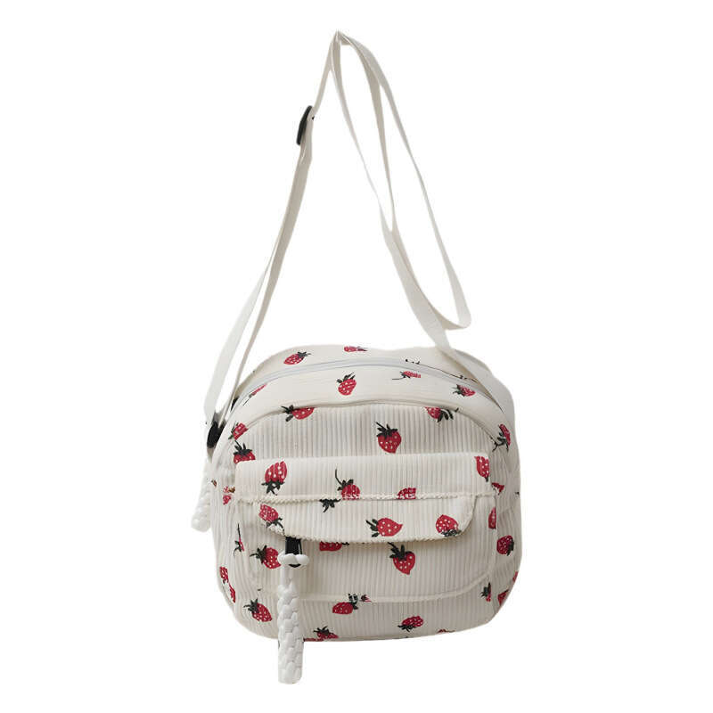 For Japanese Junior Forest High School Students, Internet Celebrity, Cute Girl Heart, Pink Strawberry Backpack