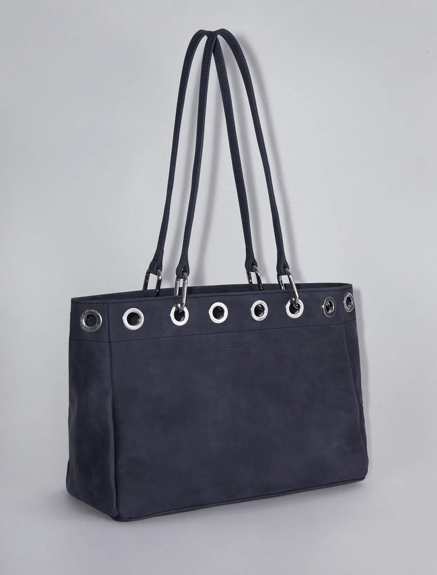 Cracked Leather hot Tote Bag: Paloma Wool Spanish Style Shoulder Crossbody for Women - Practical Commuter Bag