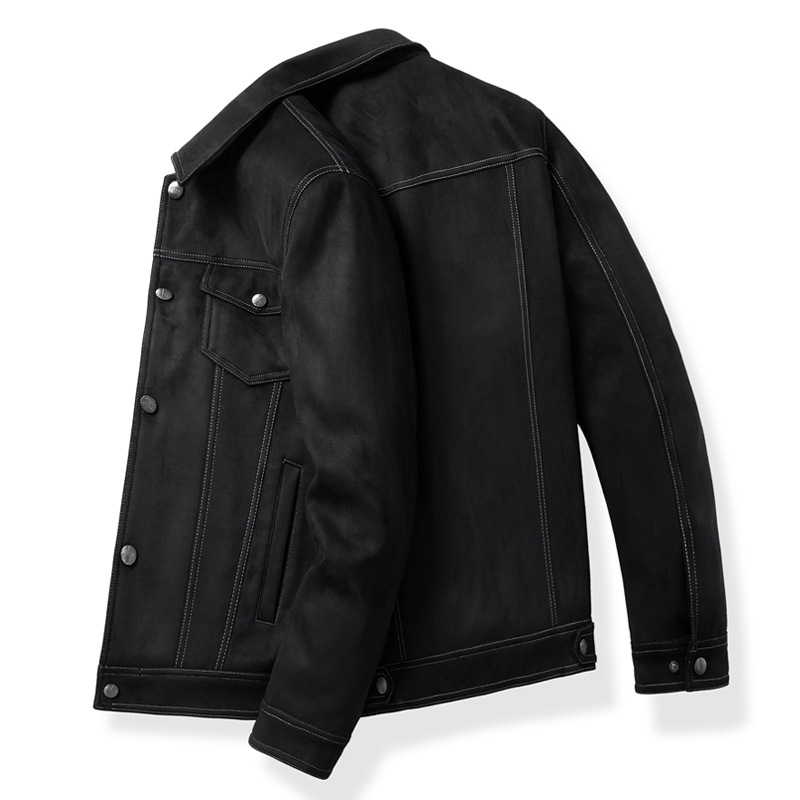 M12154 Autumn and winter new jackets for men retro slim casual lapel coat men