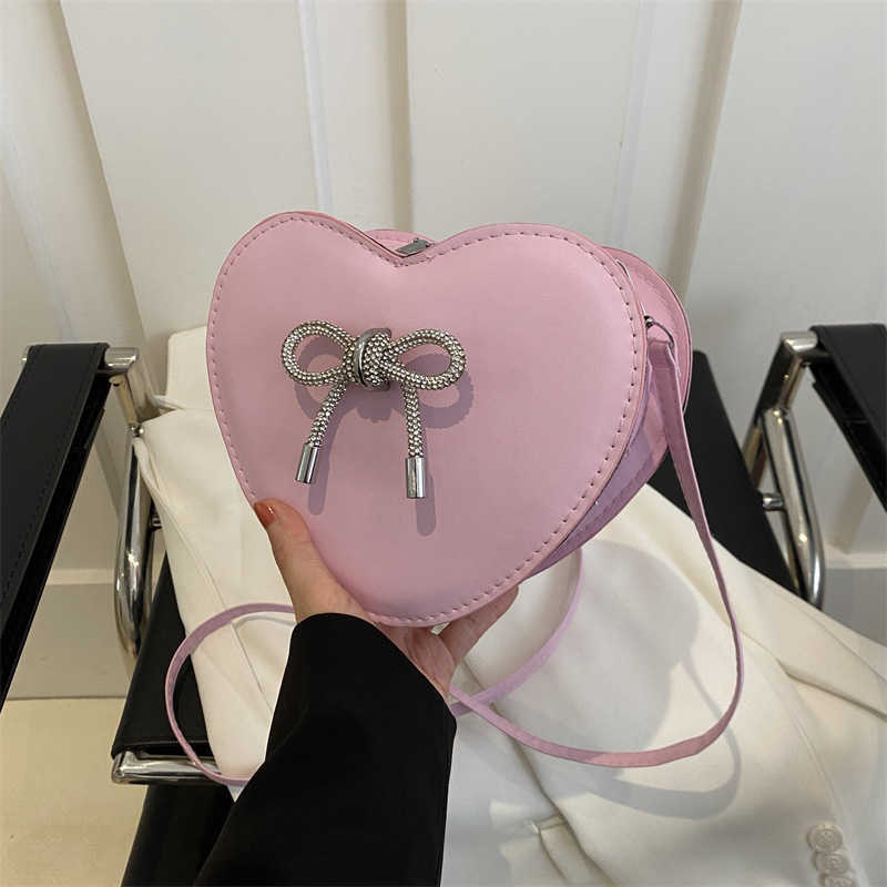 Bow shaped small bag for women the summer of high end texture and versatile popular fashion chain crossbody bag