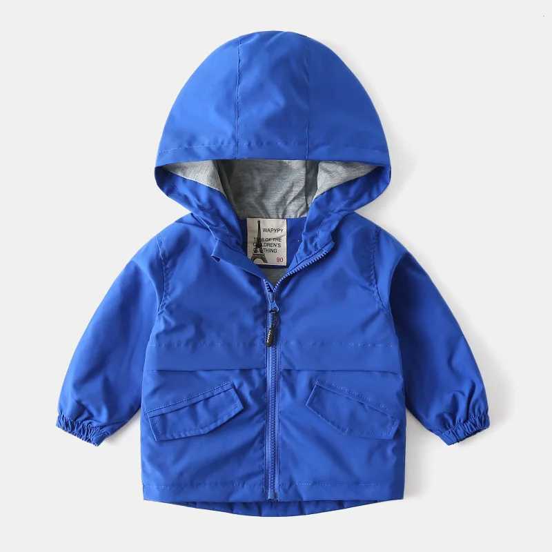Children Jackets Autumn Spring Kids Outerwear Coats Cute Solid Color Jackets For Boys Baby Boys Windbreaker 2-6TXJ241214