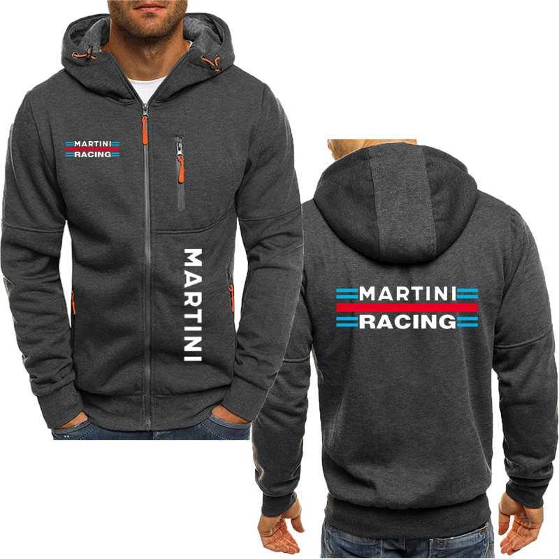 Martini Racing 2024 Mens Racing Suit Jacket Long Sleeves Casual cotton Mens Hoodies Sweatshirts Print Clothing Comfortable Top X241216