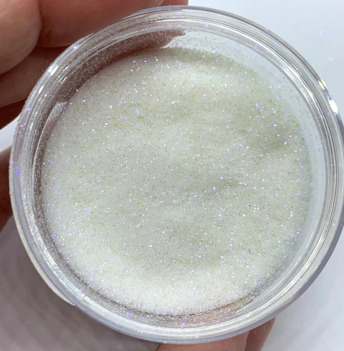 50g white iris fluorescence ultrafine flash dust fine holographic 241213