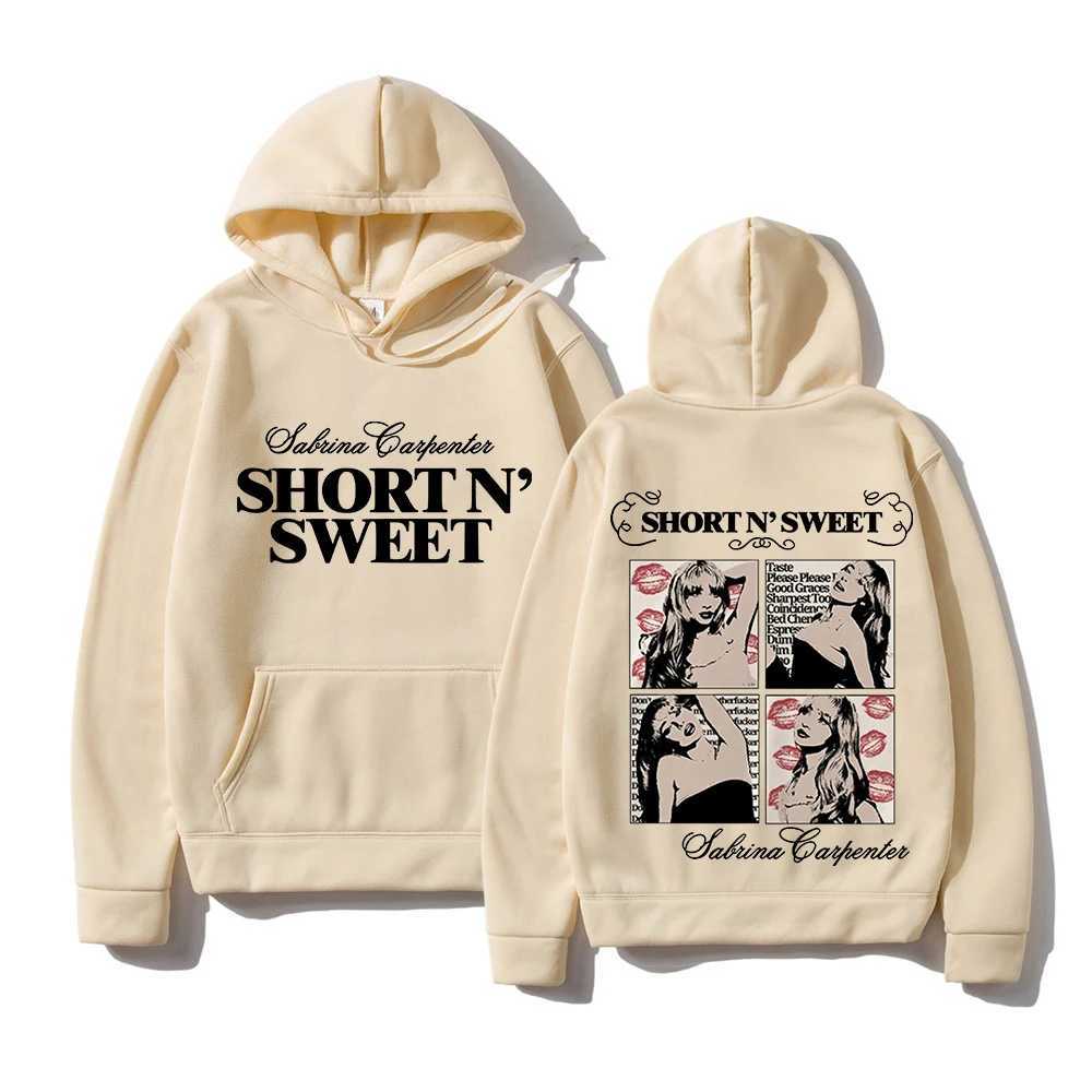 Sabrina Carpenter Short NSwt Hoodie Mens Fashion Casual Hoodie Unisex Autumn Winter Harajuku Hoodie Sportswear X241216