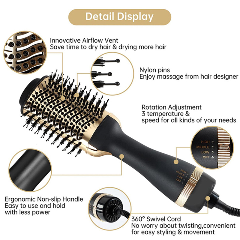 Heating Dryer Comb Straightener Straightening Brush Electric Brushes Hair Styg Appliances
