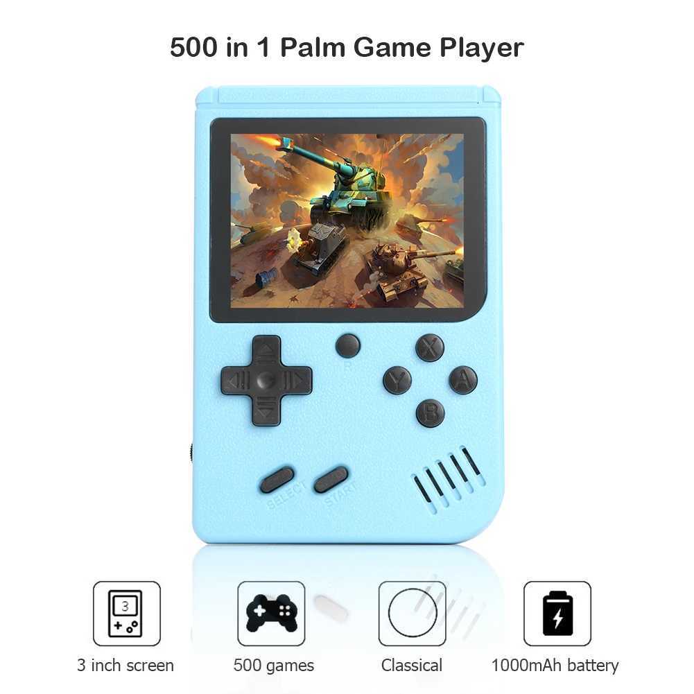 Portable Retro Mini Video Game Console 8-Bit Handheld Game Player Built-in 500 games AV Out Game Console Gameboy videojuego Z241216